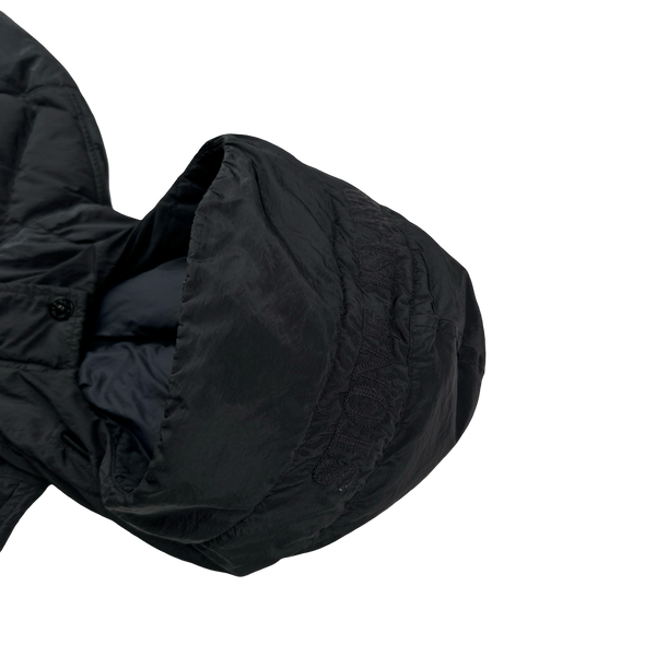 Stone Island 2021 Charcoal Nylon Metal Down Puffer Jacket - Small