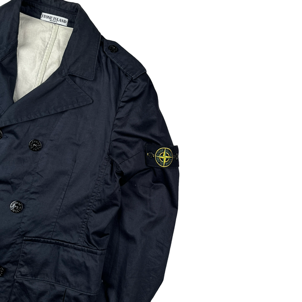 Stone Island 2009 Double Breasted Navy Jacket - Large