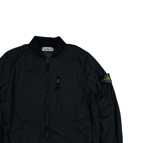 Stone Island 2022 Black Nylon Skin Touch TC Polartec Jacket - Small