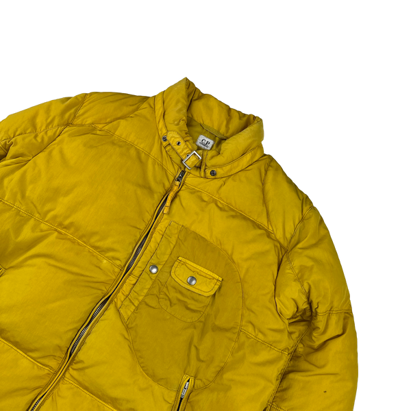 CP Company Frosted Yellow Down Puffer Jacket - XL