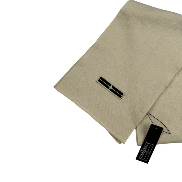 Stone Island 2007 Denims Wool Cream Scarf