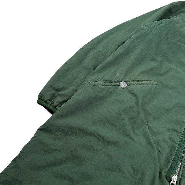 Stone Island 2021 Shadow Project Forest Green Primaloft Long Jacket - Medium
