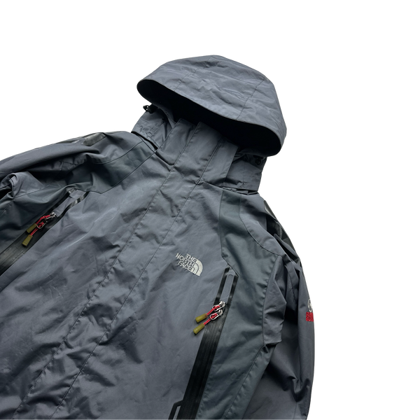 North Face Summit Series Grey Waterproof Gore-Tex Hooded Jacket - Medium
