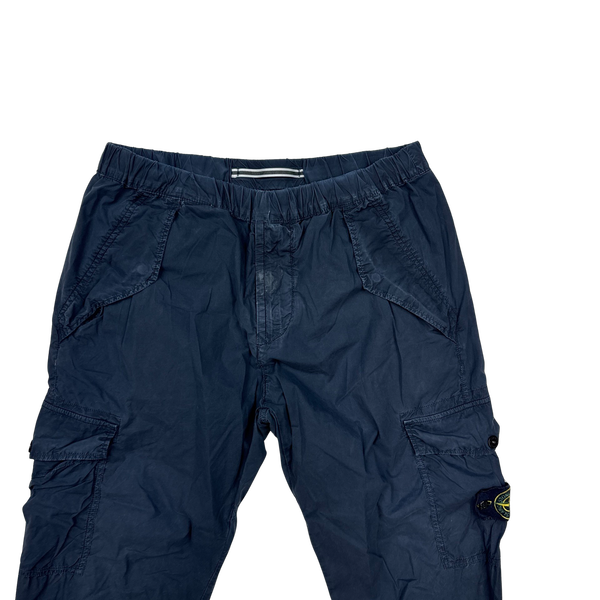 Stone Island 2018 Navy Re T Cargo Trousers - 32" SHORT