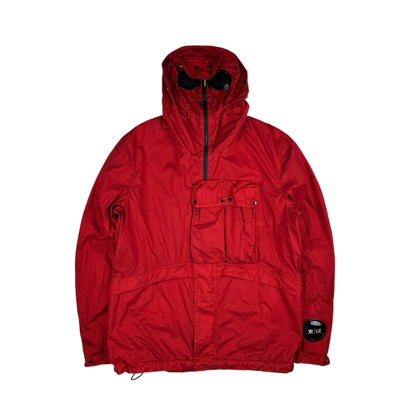 CP Company x Adidas Red Explorer Chrome Goggle Jacket - Large