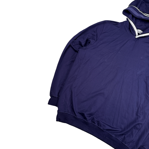 Stone Island 2022 Purple Pullover Striped Hoodie - XL