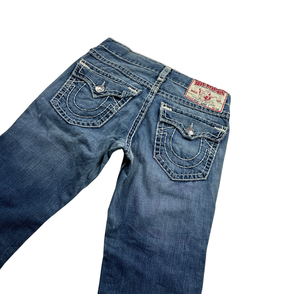 True Religion Contrast Stich Ricky Super T Jeans - 32"