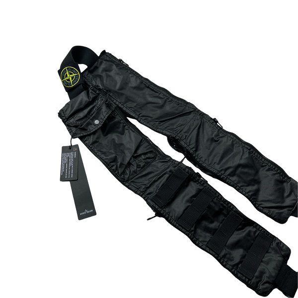 Stone Island 2022 Black Multi Pocket Chest Bag
