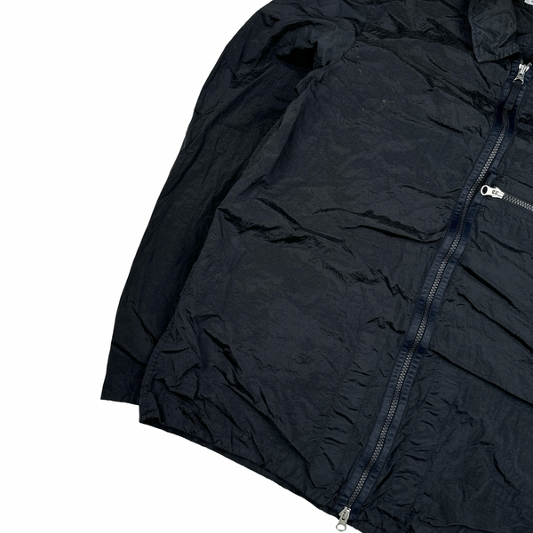 Stone Island 2023 Black Nylon Metal Econyl Overshirt - Large