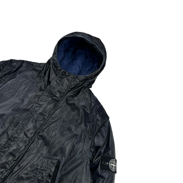Stone Island 2011 Dark Blue Colour Change Ice Down Jacket - XL
