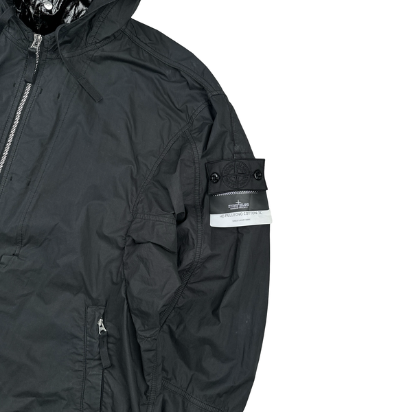 Stone Island 2022 Black Shadow Project HD Pelleovo Cotton TC Glass Jacket - Large