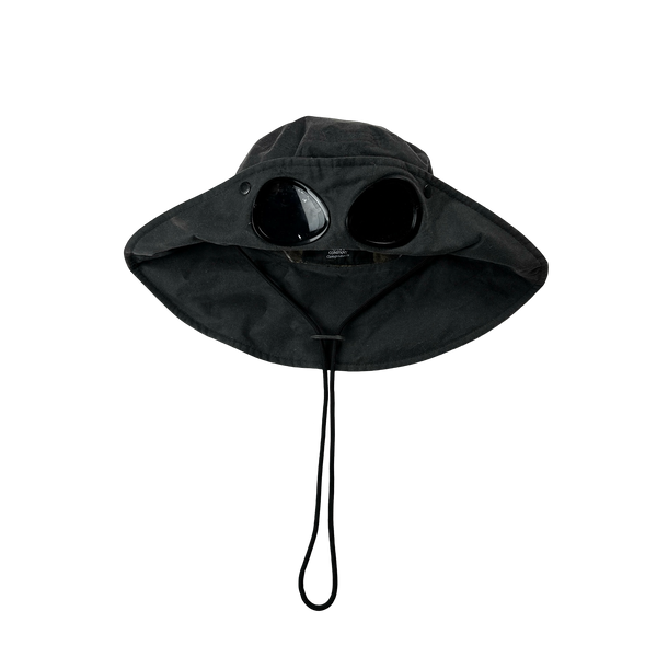 CP Company x Barbour Waxed Goggle Bucket Hat - Medium