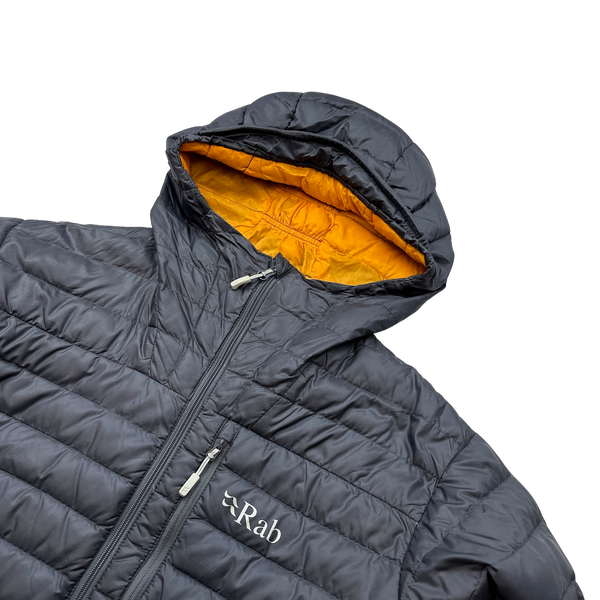 RAB Grey/Orange Down Puffer Jacket - Medium