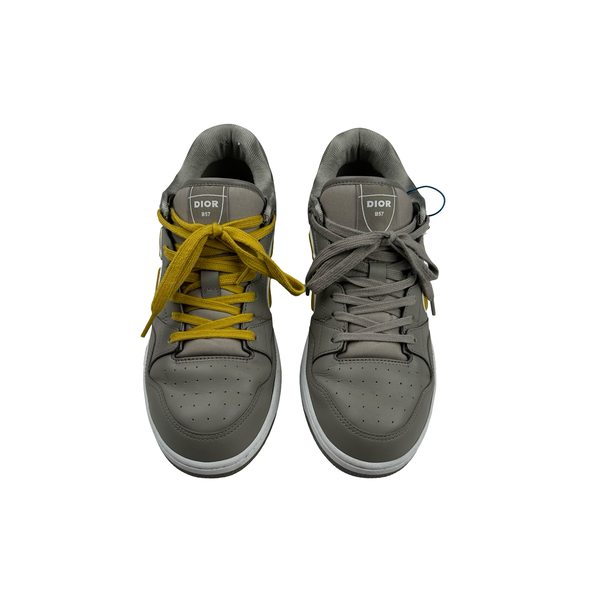Stone Island X Dior B57 Grey Yellow Low Trainers - UK 9