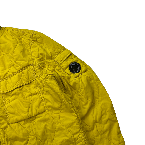 CP Company Yellow Nylon Quilted Jacket - XL