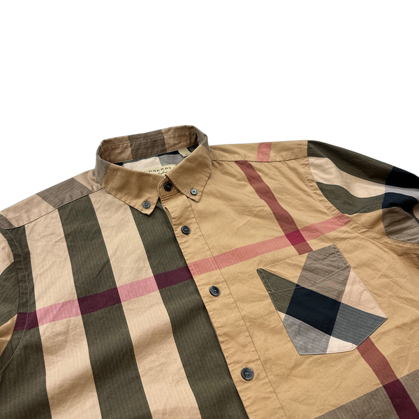 Burberry Nova Check Button Up Shirt - Medium