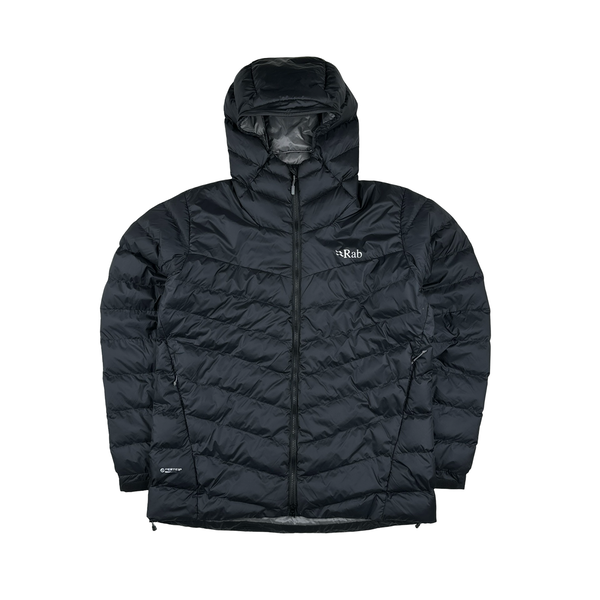 RAB Black Pertex Primaloft Down Zipped Puffer Jacket - Large