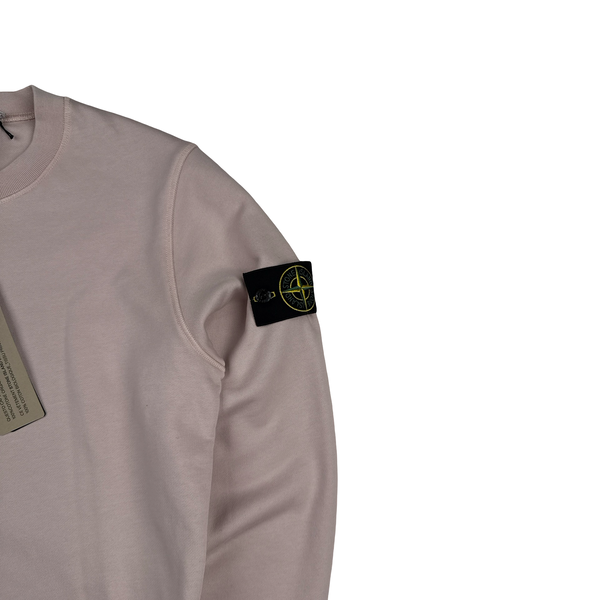 Stone Island 2025 Brushed Organic Cotton Crewneck Jumper - XS