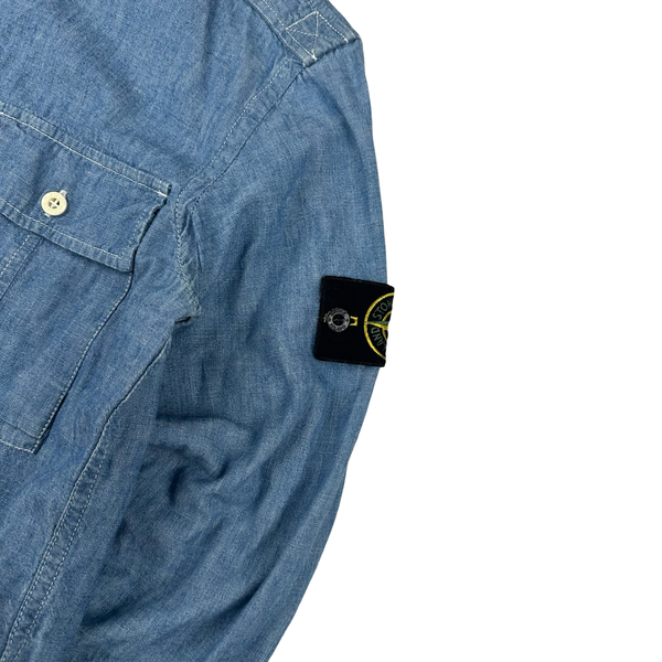 Stone Island 2014 Denim Cotton Overshirt - Small