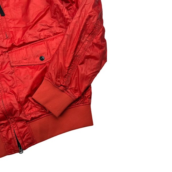 Stone Island 2013 Red Micro Rip Stop Tyveck Shield Jacket - XXL