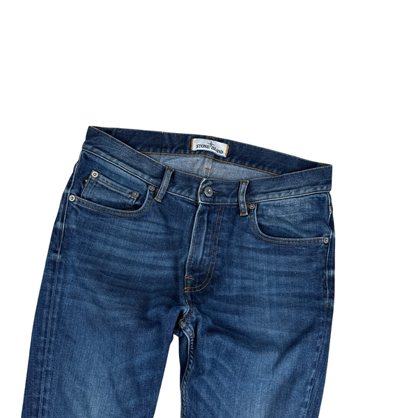 Stone Island 2017 Mid Wash Skinny Fit Denim Jeans - 30"