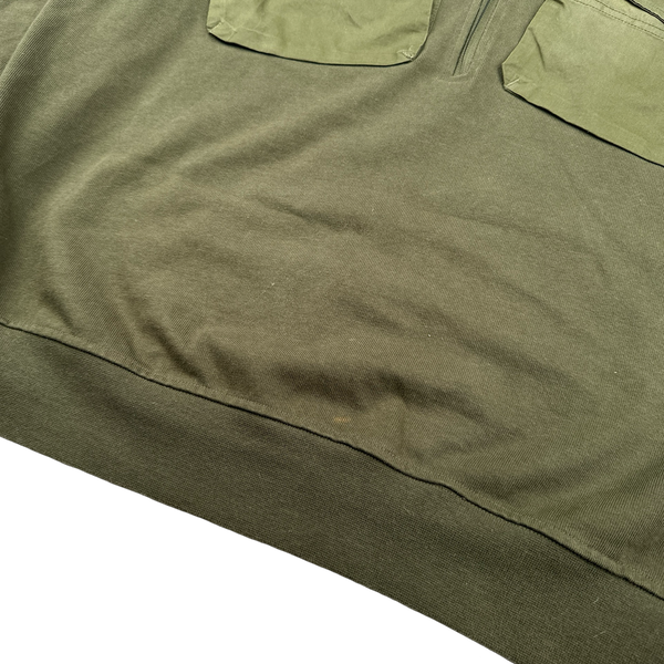 Stone Island Khaki Ghost Chest Pocket Pullover Hoodie - XXL