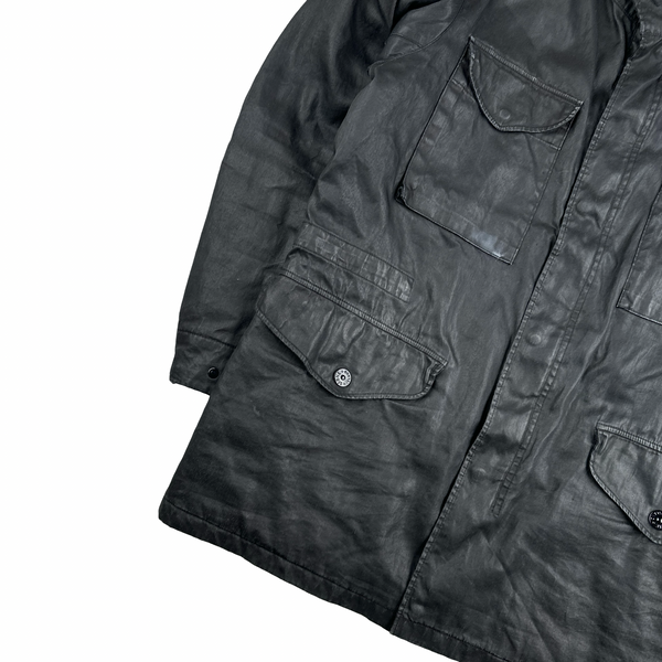 Stone Island 2008 Lino Flax Shoulder Badge Jacket - XL