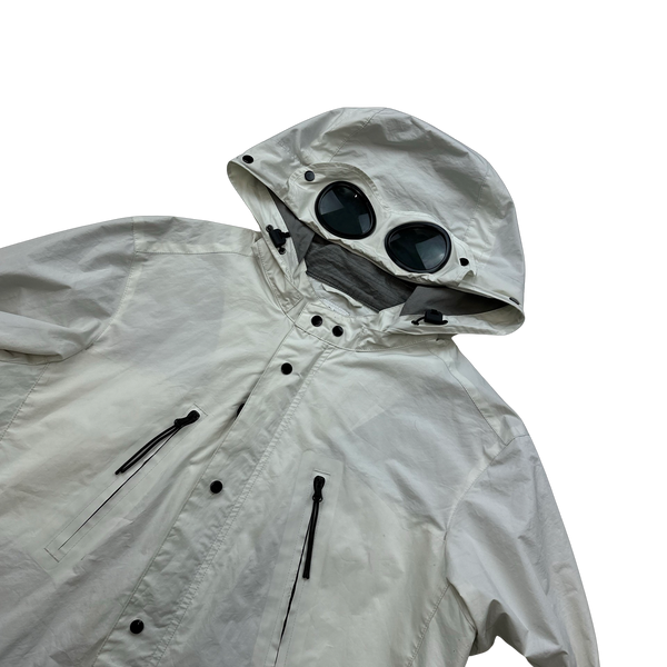 CP Company White Micro M Jacket - Medium