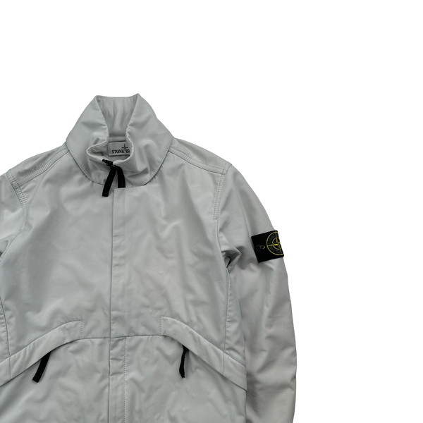 Stone Island 2019 Ice Blue Light Soft Shell R Jacket - Small