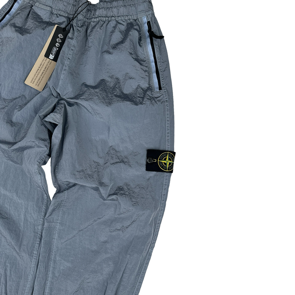 Stone Island 2024 Blue Nylon Metal Econyl Trousers - 29"