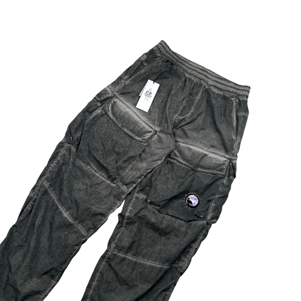 CP Company x Palace Grey Nylon Cargo Trousers - 32"