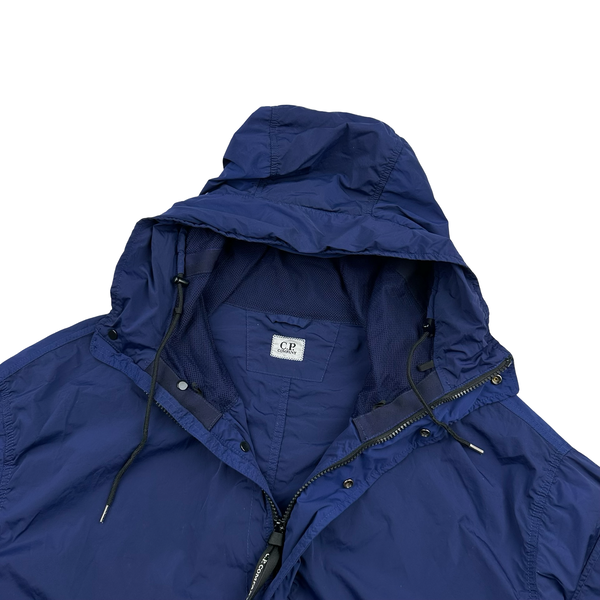 CP Company Blue Nycra Fishtail Parka Jacket - XL