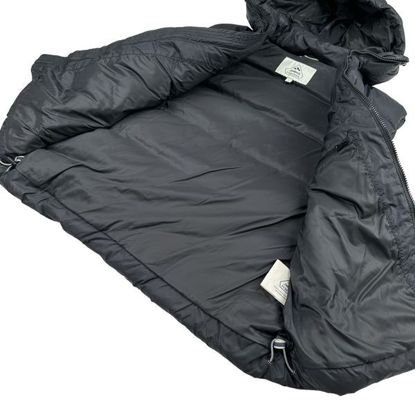 Pyrenex Black Pure French Down Hooded Puffer Gilet Jacket - Large