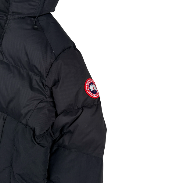 Canada Goose Black Down Hooded Gloved Jacket - Small