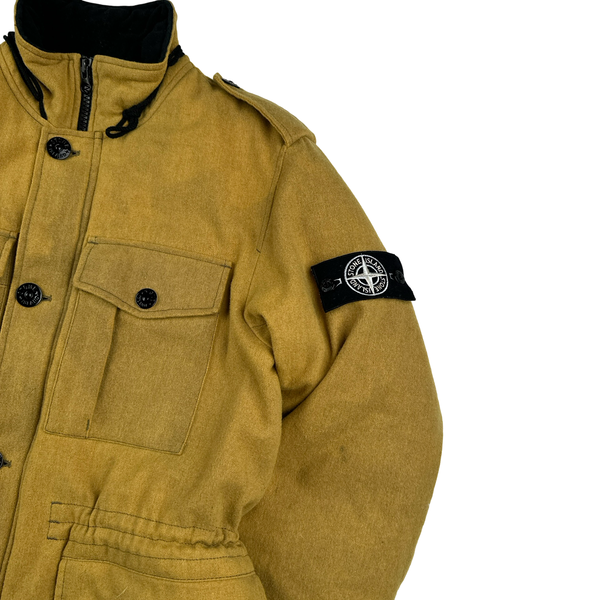 Stone Island 2014 Ice Wool Blend Down Jacket - Medium