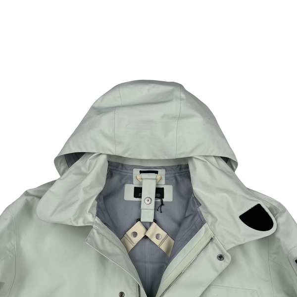Stone Island Shadow Project Off White Gore Tex Trench Coat Parka - Medium