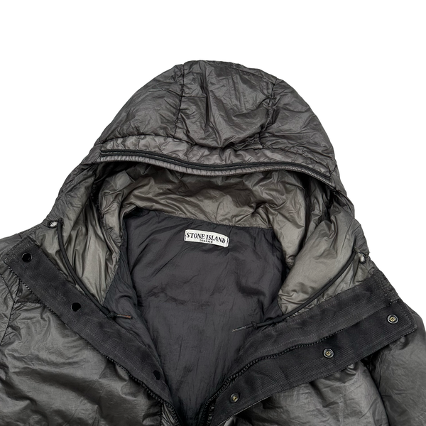 Stone Island 2011 Grey Garment Dyed Puffer Jacket - Large