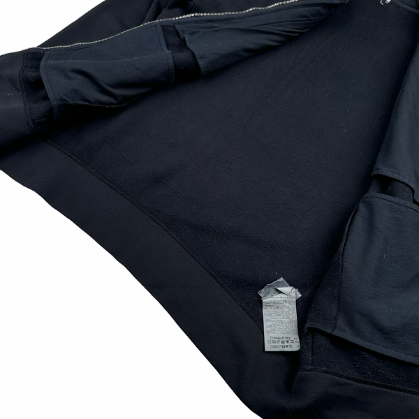Stone Island 2010 Zipped Black Jumper - Medium