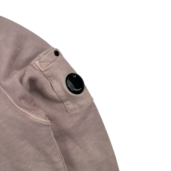 CP Company Pink Cotton Crewneck Jumper - Medium