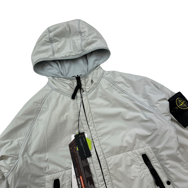 Stone Island 2022 Light Blue Comfort Tech Composite Reversible Polartec Jacket - Small