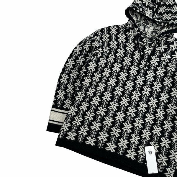 CP Company Vintage Style Patterned Hooded Knit - XL