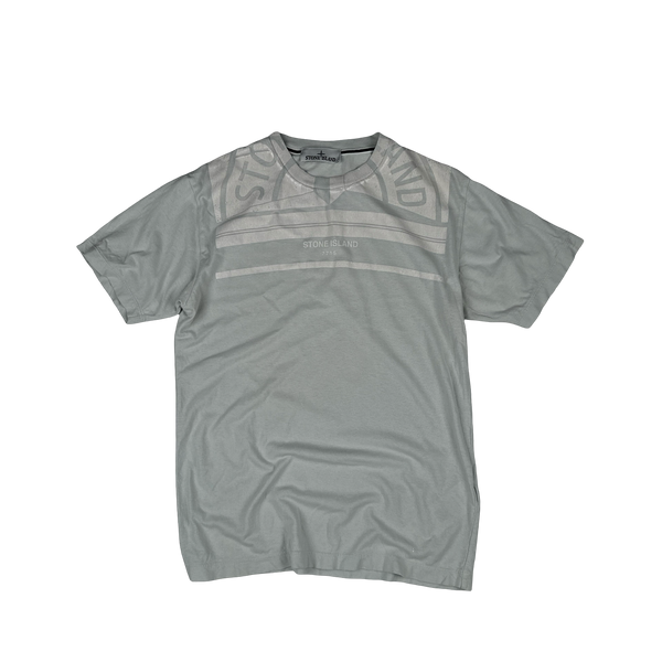 Stone Island 2022 Graphic Print T Shirt - Small