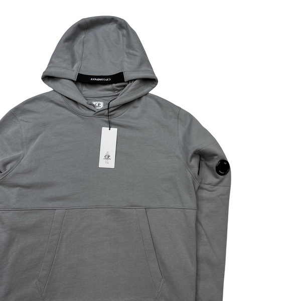 CP Company Stone Grey Lens Viewer Hoodie - Large, XL