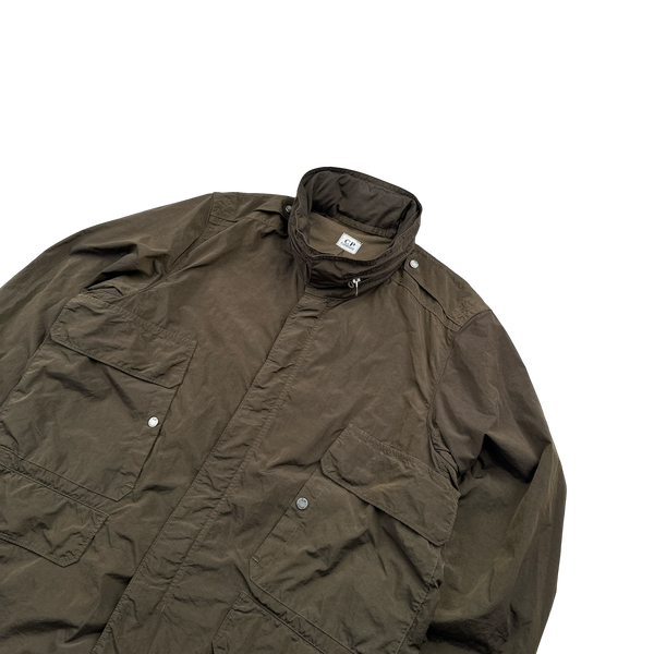 CP Company 2007 Khaki Chrome Nylon Field Jacket - XXL