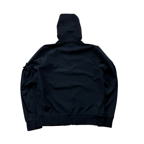 Stone Island 2019 Navy Light Soft Shell R Jacket Small Mat s Island