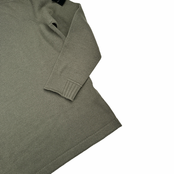 Stone Island Umber Wool Crewneck Jumper - XL