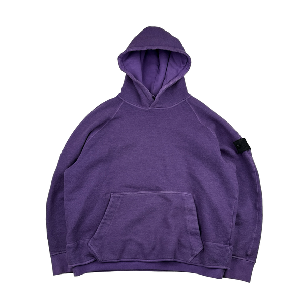 Stone Island 2021 Purple Wool Shadow Project Hoodie - XL