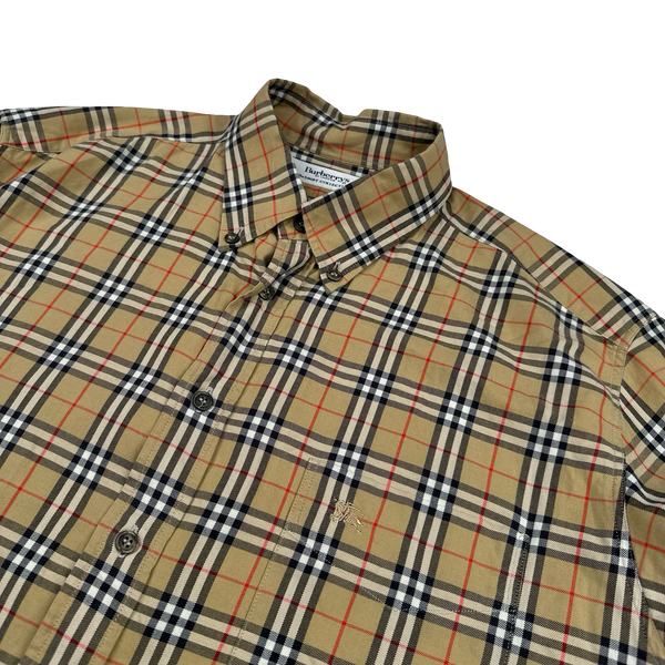 Burberry Nova Check Button Up Shirt - Large