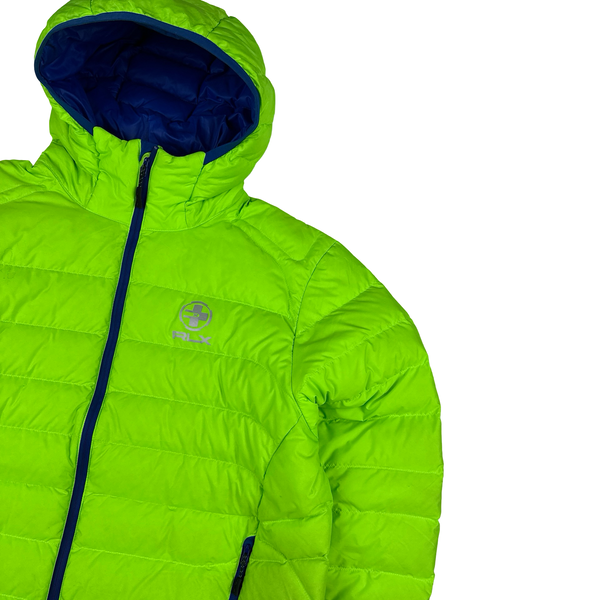 Ralph Lauren Performance Neon Green Down Filled Puffer Jacket - Large