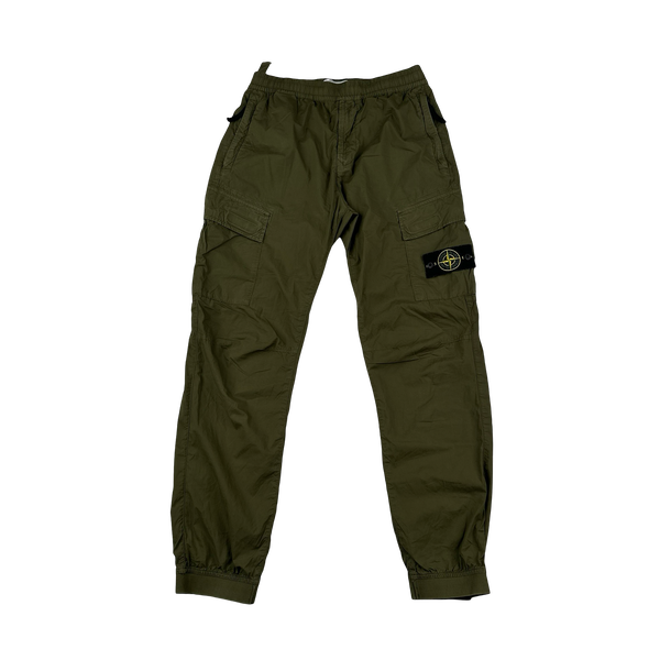 Stone Island 2019 RE-T Khaki Cotton Cargos - 30"